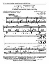 Morgen! SATB choral sheet music cover Thumbnail
